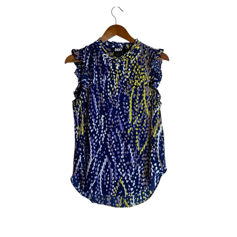 DKNY patterned tank top. Size medium